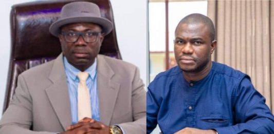 NTC Registrar Christian Addai-Poku (PhD) and GES Director-General Dr. Eric Nkansah